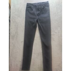 Abercrombie & Fitch Simone High Rise Super Skinny Jeans Black Size 4 Regular